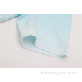 Aangepaste blauwe casual shirts met korte mouwen